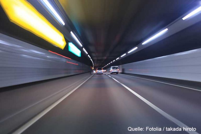 Car traffic in a tunnel , Tokyo highway Car traffic in a tunnel , Tokyo highway