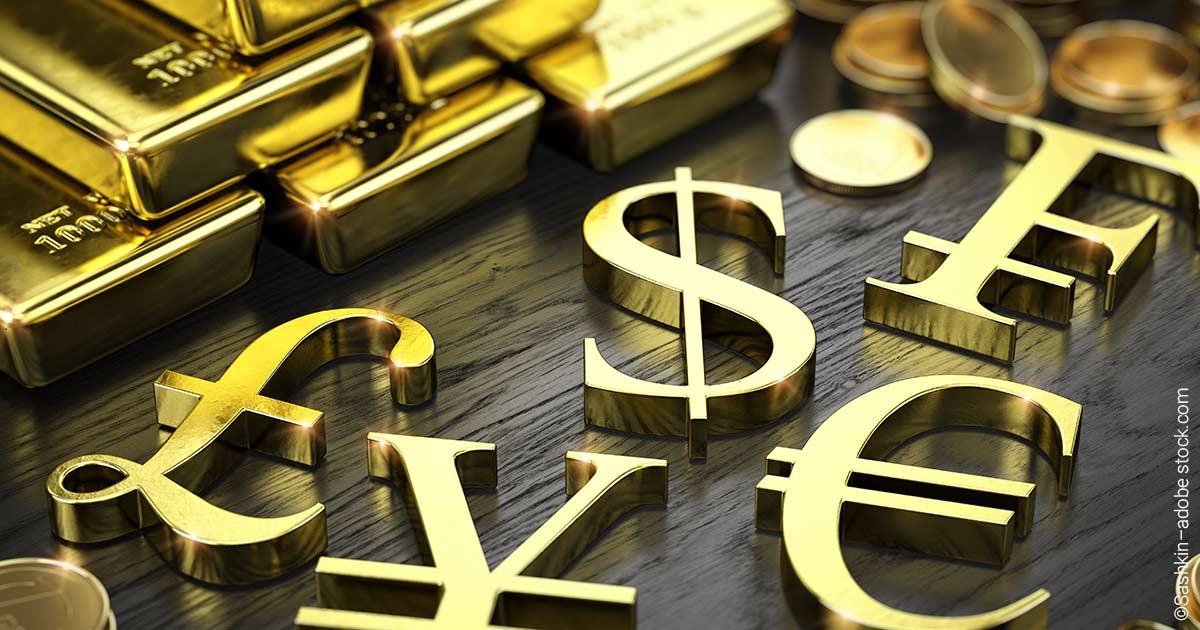 Ein Gold-ETC kann zur Absicherung gegen Finanzrisiken dienen.