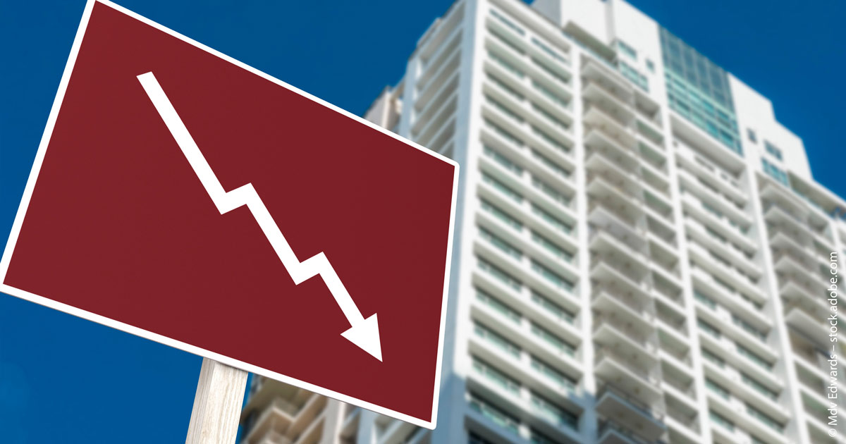 Rasant sinkende Immobilienpreise: Was bedeutet das für Immobilien-ETFs?