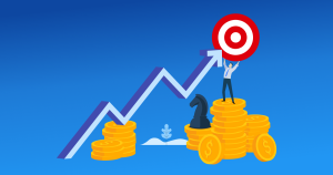 Chart mit Geldstapel: Anlagestrategien sind essenziell für den Vermögensaufbau. Chart mit Geldstapel: Anlagestrategien sind essenziell für den Vermögensaufbau.
