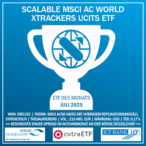Das ist der ETF des Monats im Juli 2025