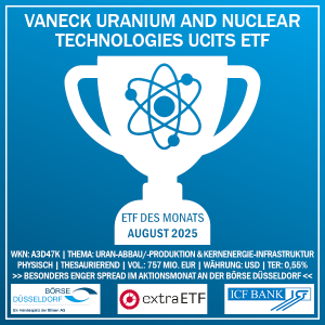 Das ist der ETF des Monats im August 2025