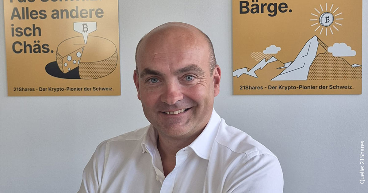 Bernhard Wenger, Leiter für Nordeuropa bei 21Shares