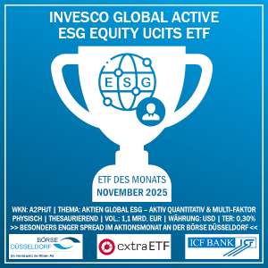 Das ist der ETF des Monats im November 2025