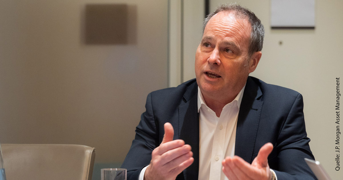 John Bilton, Geschäftsführer und globaler Leiter der strategischen Forschung für das Multi-Asset-Solutions-Team von J.P. Morgan Asset Management.