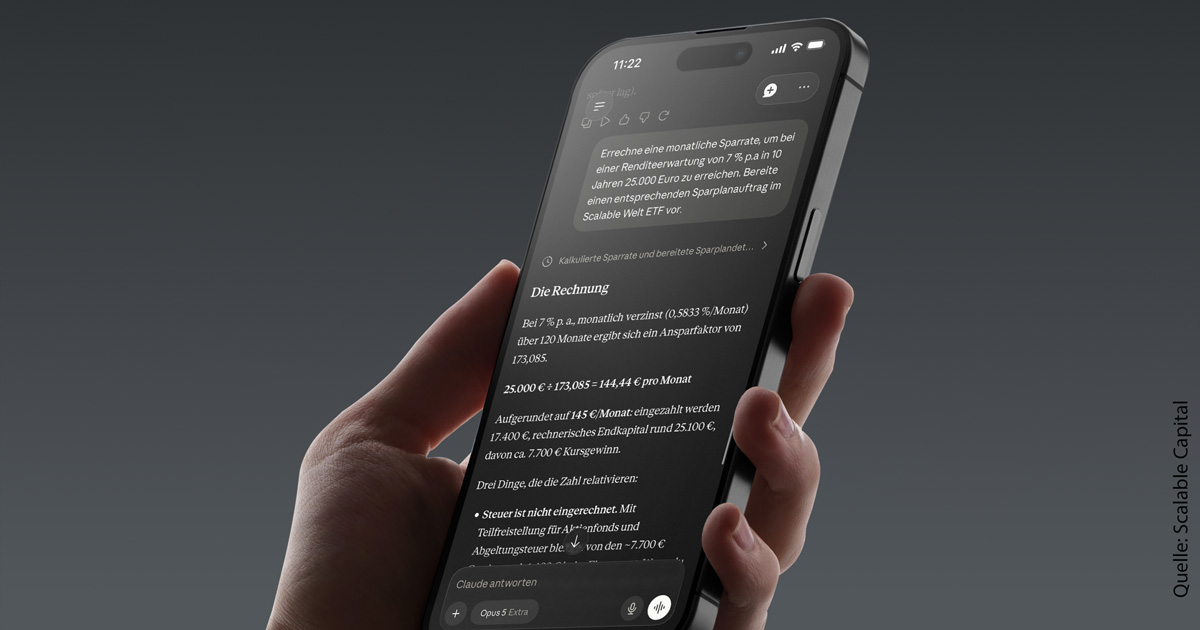 KI übernimmt dein Depot: Scalable Capital öffnet als erste Bank Europas die Tür für ChatGPT, Claude & Co.